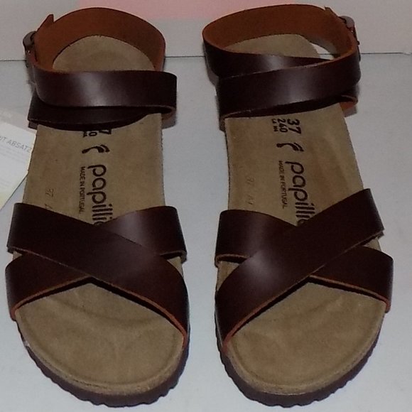 New Birkenstock Papillio Lola cognac leather - Picture 5 of 14
